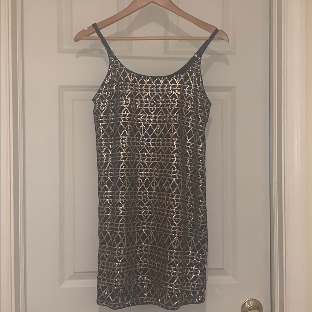 Forever 21 sequin spaghetti strap dress